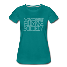 Load image into Gallery viewer, WHS 1987 Logo Contoured Premium T-Shirt - teal