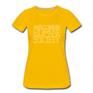 WHS 1987 Logo Contoured Premium T-Shirt - sun yellow