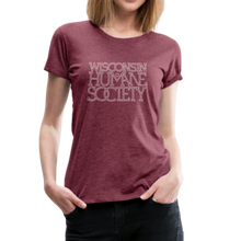 Load image into Gallery viewer, WHS 1987 Logo Contoured Premium T-Shirt - heather burgundy