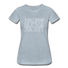 Load image into Gallery viewer, WHS 1987 Logo Contoured Premium T-Shirt - heather ice blue