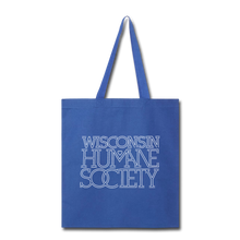 Load image into Gallery viewer, WHS 1987 Logo Tote Bag - royal blue