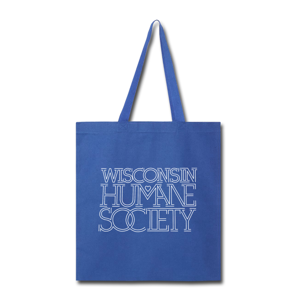 WHS 1987 Logo Tote Bag - royal blue