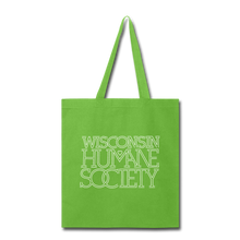 Load image into Gallery viewer, WHS 1987 Logo Tote Bag - lime green