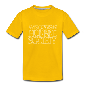 WHS 1987 Logo Toddler Premium T-Shirt - sun yellow