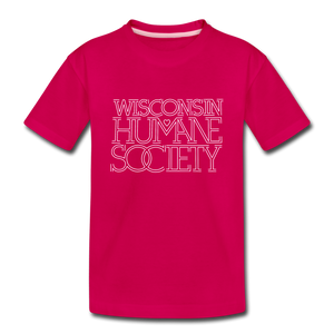WHS 1987 Logo Toddler Premium T-Shirt - dark pink