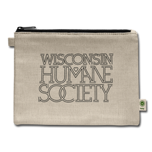 Load image into Gallery viewer, WHS 1987 Logo Carry All Pouch - natural