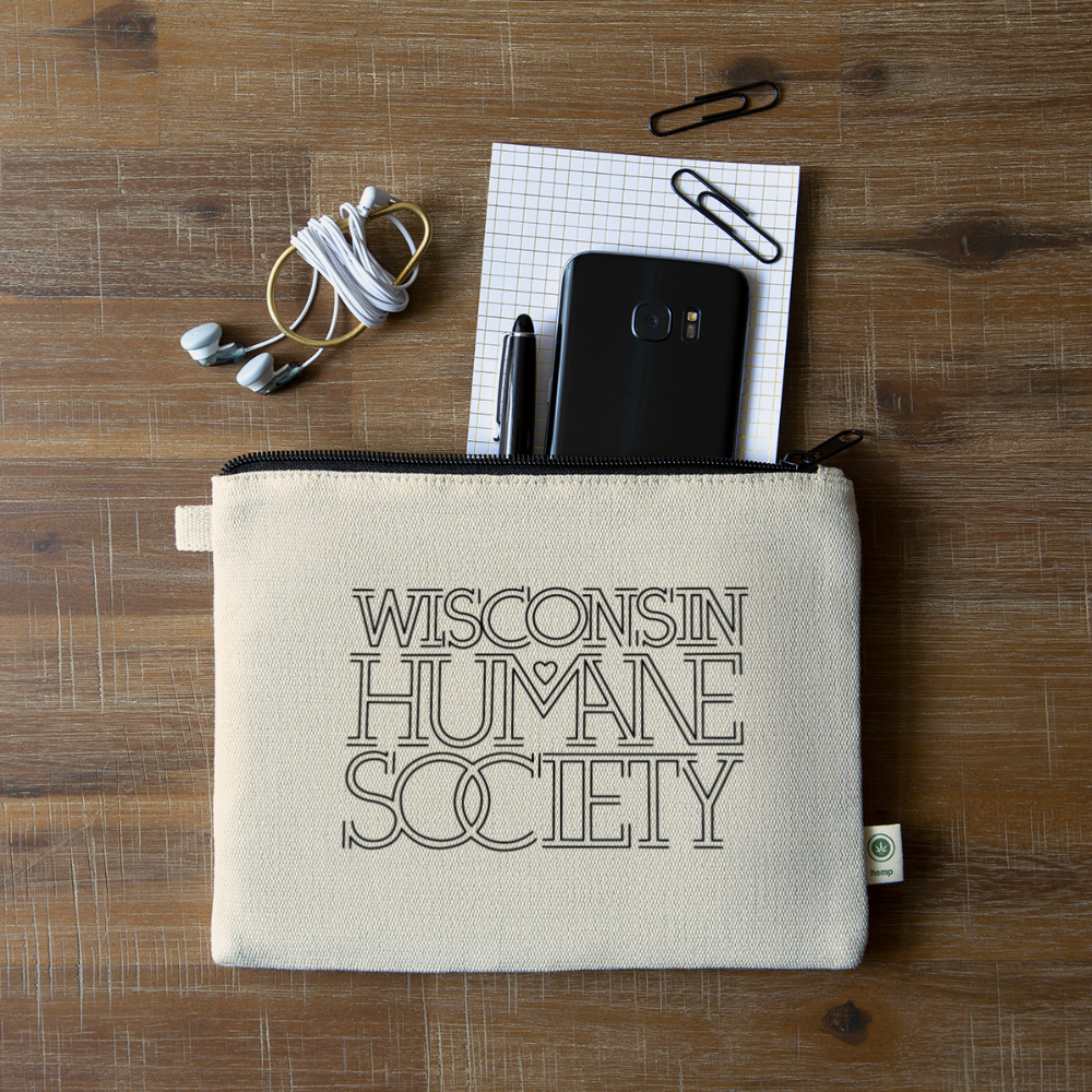 WHS 1987 Logo Carry All Pouch - natural