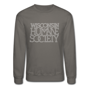 WHS 1987 Logo Classic Crewneck Sweatshirt - asphalt gray