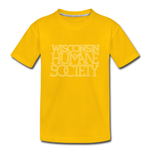 Load image into Gallery viewer, WHS 1987 Logo Kids&#39; Premium T-Shirt - sun yellow