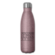 Load image into Gallery viewer, WHS 1987 Logo Insulated Stainless Steel Water Bottle - pink glitter
