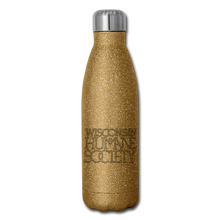Load image into Gallery viewer, WHS 1987 Logo Insulated Stainless Steel Water Bottle - gold glitter