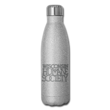 Load image into Gallery viewer, WHS 1987 Logo Insulated Stainless Steel Water Bottle - silver glitter