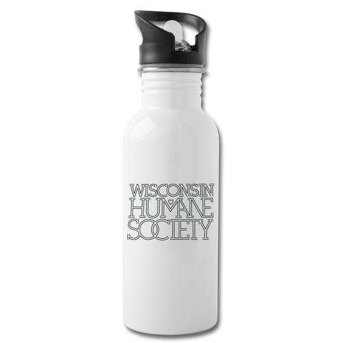 WHS 1987 Logo Water Bottle - white