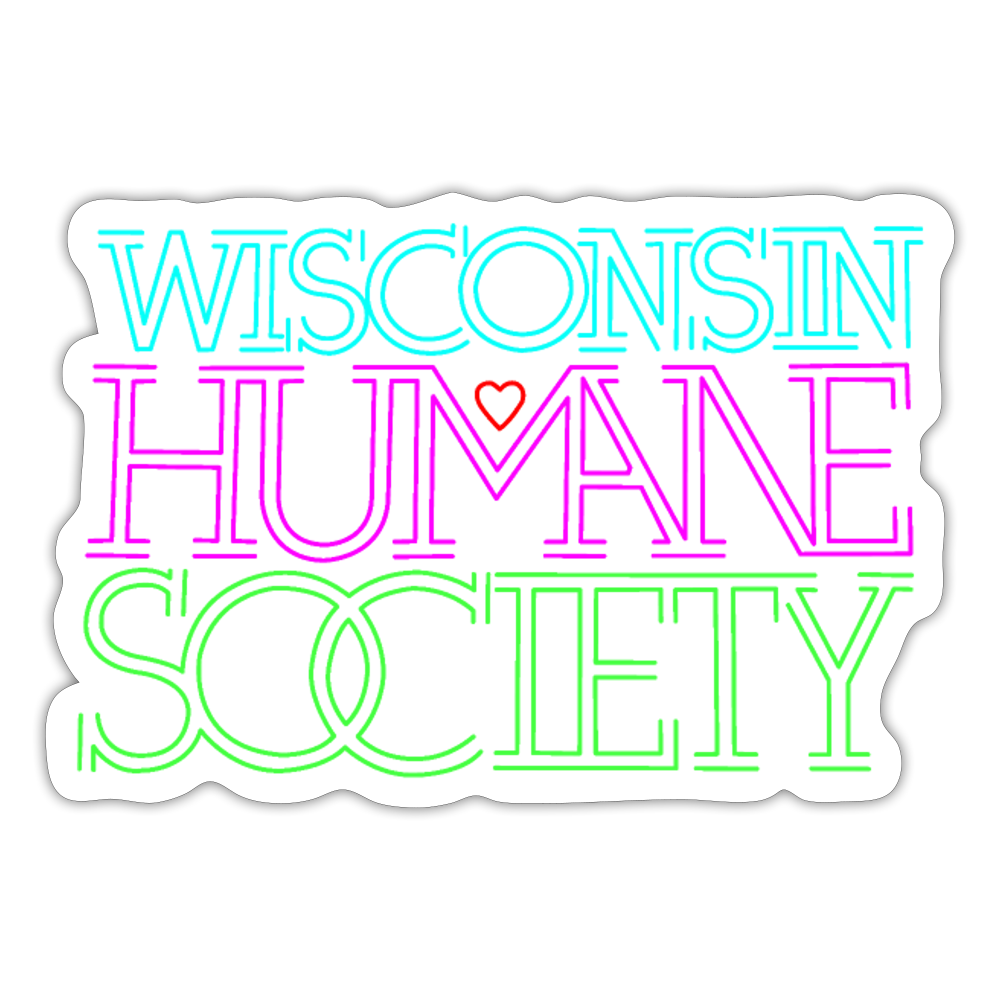 WHS 1987 Logo Sticker - Color - white matte