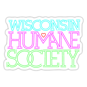 WHS 1987 Logo Sticker - Color - white matte