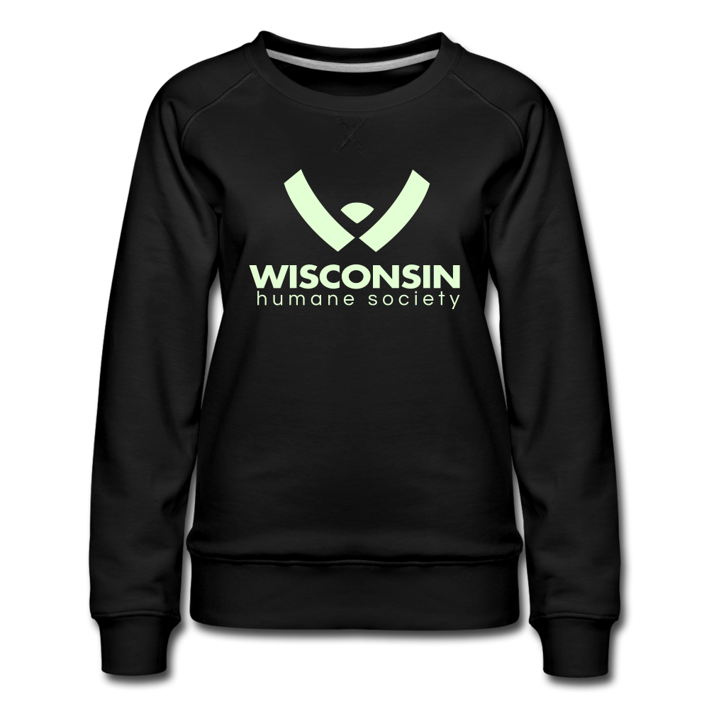 WHS Logo Glow Contoured Premium Sweatshirt - black