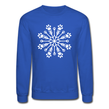 Load image into Gallery viewer, Paw Snowflake Classic Sweatshirt - royal blue