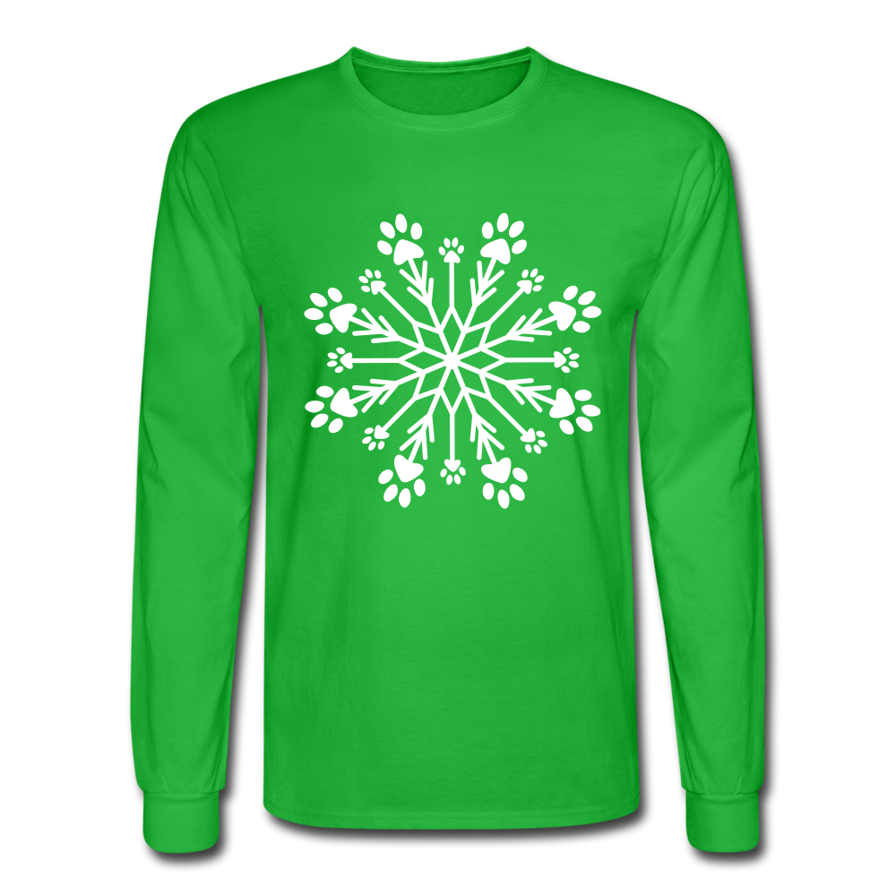 
                  
                    Paw Snowflake Classic Long Sleeve T-Shirt - bright green
                  
                