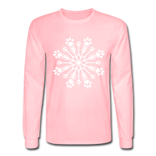 Load image into Gallery viewer, Paw Snowflake Classic Long Sleeve T-Shirt - pink