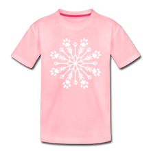 Load image into Gallery viewer, Paw Snowflake Kids&#39; Premium T-Shirt - pink