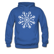Load image into Gallery viewer, Paw Snowflake Classic Hoodie - royal blue