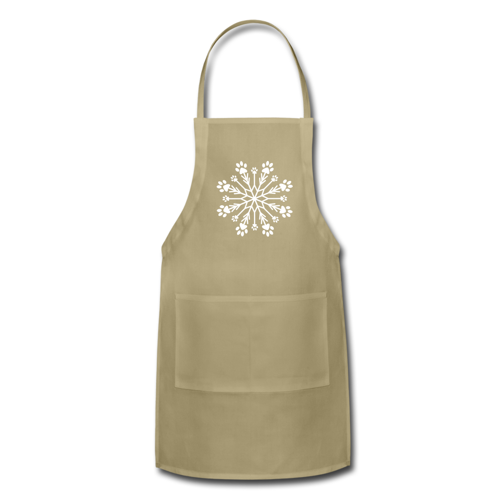 
                  
                    Paw Snowflake Adjustable Apron - khaki
                  
                