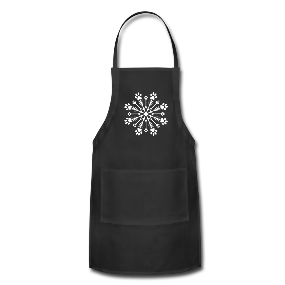 
                  
                    Paw Snowflake Adjustable Apron - black
                  
                