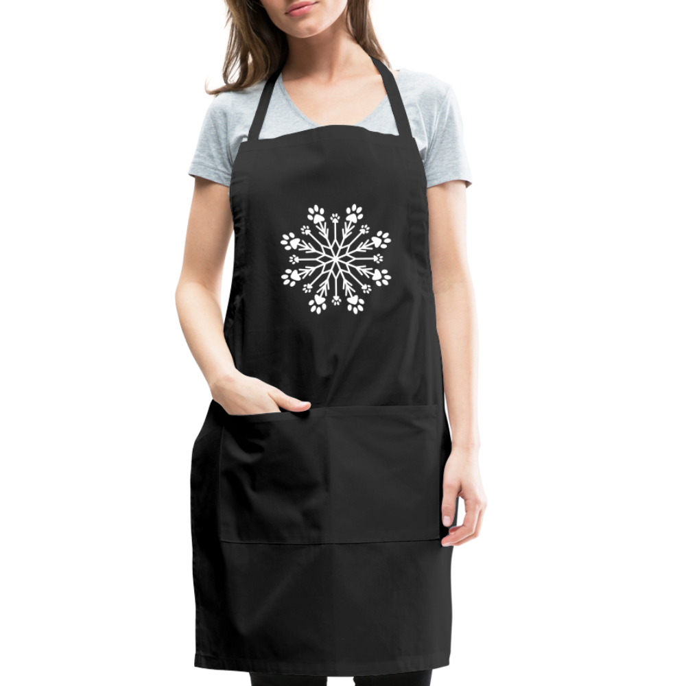 
                  
                    Paw Snowflake Adjustable Apron - black
                  
                