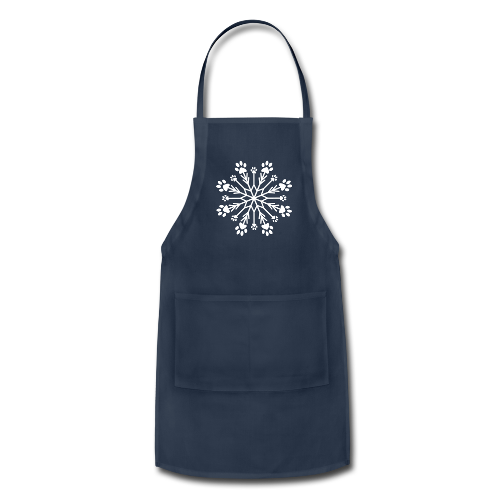 
                  
                    Paw Snowflake Adjustable Apron - navy
                  
                