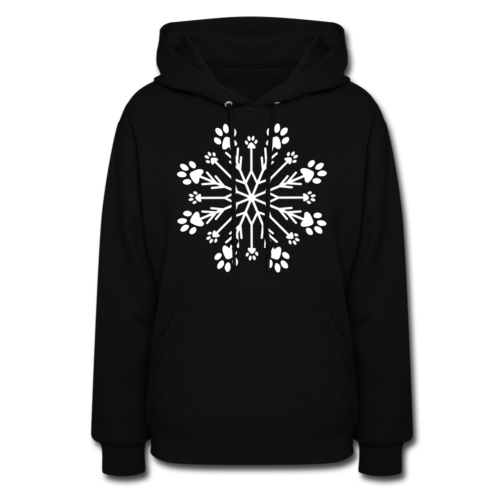
                  
                    Paw Snowflake Contoured Hoodie - black
                  
                