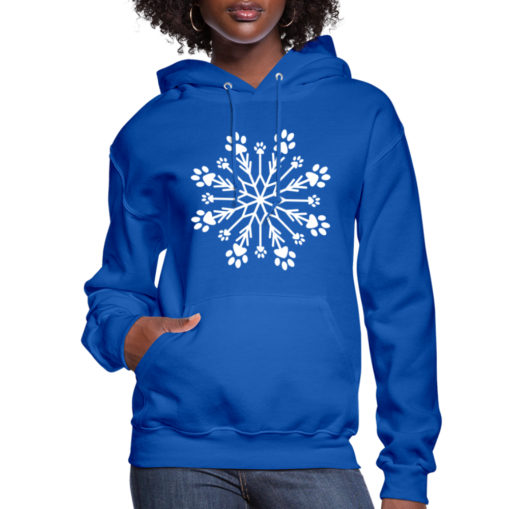 
                  
                    Paw Snowflake Contoured Hoodie - royal blue
                  
                