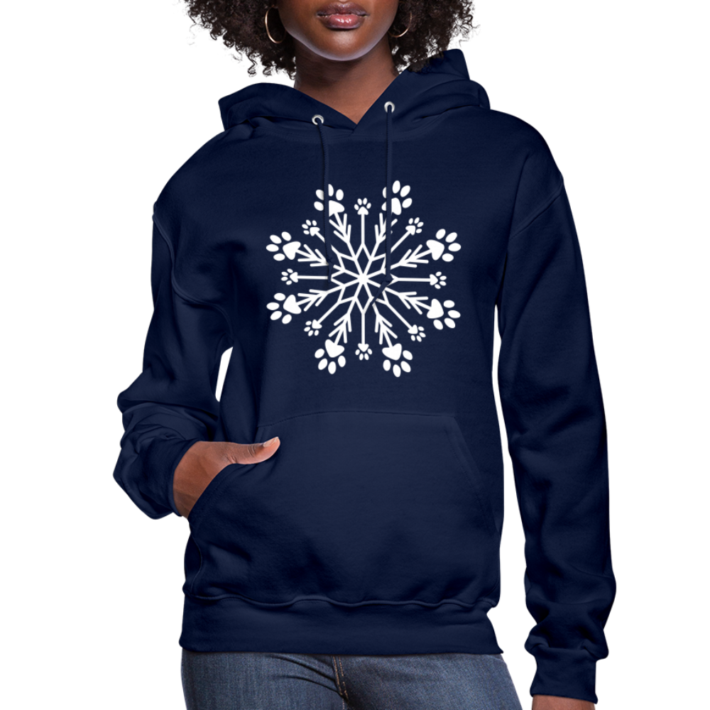 
                  
                    Paw Snowflake Contoured Hoodie - navy
                  
                