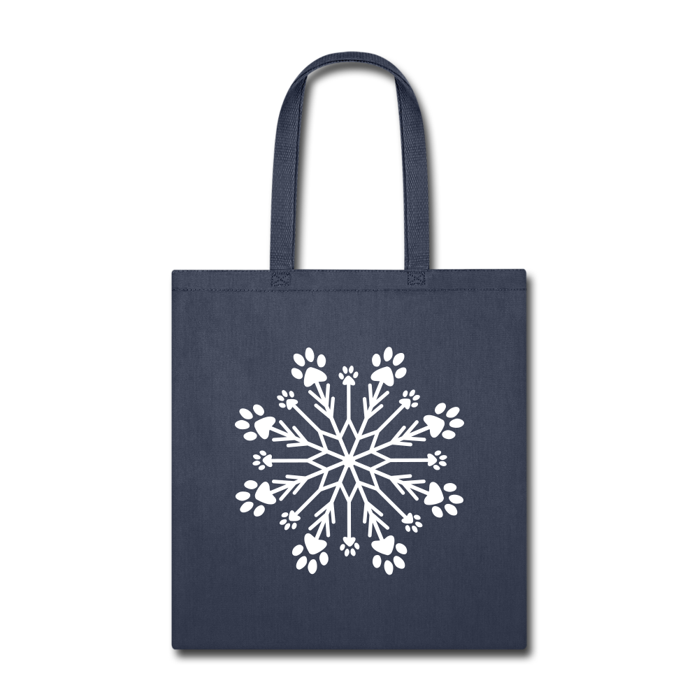 
                  
                    Paw Snowflake Tote Bag - navy
                  
                