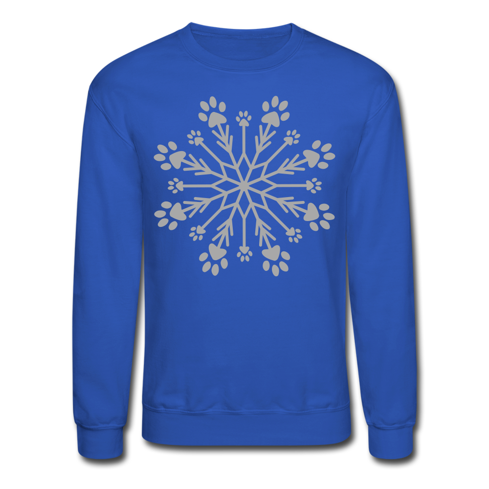 
                  
                    Paw Snowflake Sparkle Print Sweatshirt - royal blue
                  
                
