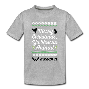 Ya Rescue Animal Toddler Premium T-Shirt - heather gray