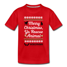 Load image into Gallery viewer, Ya Rescue Animal Toddler Premium T-Shirt - red