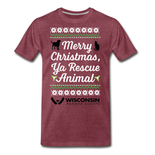 Load image into Gallery viewer, Ya Rescue Animal Classic Premium T-Shirt - heather burgundy