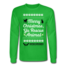 Load image into Gallery viewer, Ya Rescue Animal Long Sleeve T-Shirt - bright green