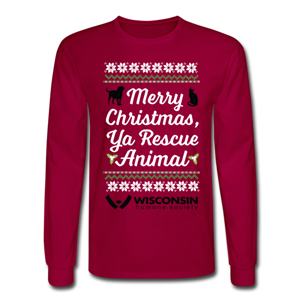 
                  
                    Ya Rescue Animal Long Sleeve T-Shirt - dark red
                  
                