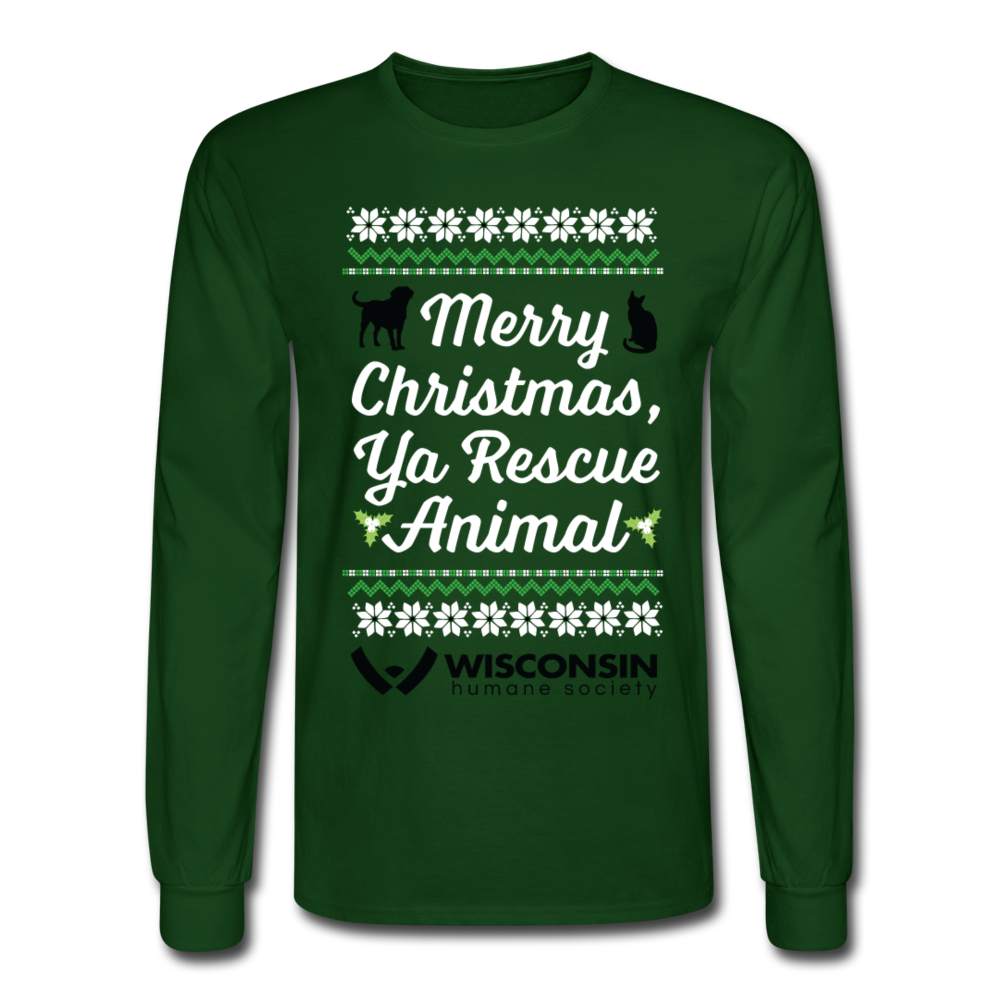 
                  
                    Ya Rescue Animal Long Sleeve T-Shirt - forest green
                  
                