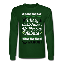 Load image into Gallery viewer, Ya Rescue Animal Long Sleeve T-Shirt - forest green