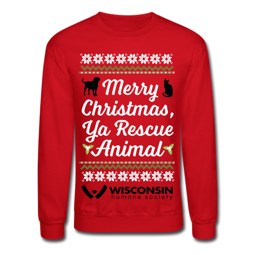 Ya Rescue Animal Classic Sweatshirt - red