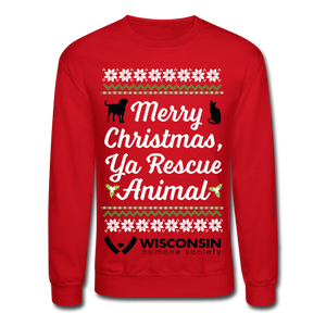 Ya Rescue Animal Classic Sweatshirt - red