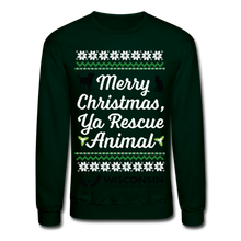 Load image into Gallery viewer, Ya Rescue Animal Classic Sweatshirt - forest green