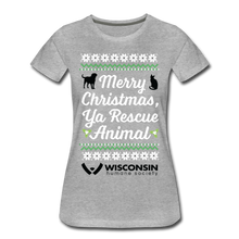 Load image into Gallery viewer, Ya Rescue Animal Contoured Premium T-Shirt - heather gray