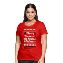 Load image into Gallery viewer, Ya Rescue Animal Contoured Premium T-Shirt - red