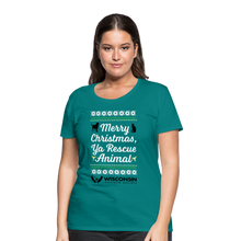 Load image into Gallery viewer, Ya Rescue Animal Contoured Premium T-Shirt - teal