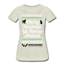 Load image into Gallery viewer, Ya Rescue Animal Contoured Premium T-Shirt - heather oatmeal