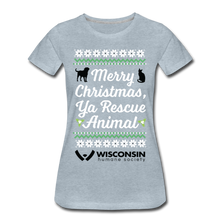 Load image into Gallery viewer, Ya Rescue Animal Contoured Premium T-Shirt - heather ice blue