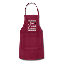 Load image into Gallery viewer, Ya Rescue Animal Adjustable Apron - burgundy